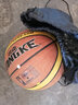 鴻克（HONGKE）籃球軟皮質(zhì)感室內外水泥地耐磨標準7號比賽藍球 加厚翻毛8126銀標（送全套禮品） 曬單實(shí)拍圖