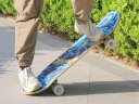 特步（XTEP）滑板四轮双翘板儿童滑板车专业男女青少年初学者刷街枫木长太空 实拍图