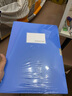 歐標 檔案盒塑料加厚辦公文件盒 35mm藍色單個(gè)裝 B1901  曬單實(shí)拍圖