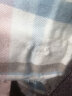 安之尚 格子围巾女秋冬季韩版百搭披肩ins男学生可爱少女士日系毛线围脖 2#日系粉格子加厚 实拍图