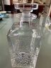 路易治·波米奧尼 意大利進(jìn)口水晶玻璃酒瓶密封酒樽套裝洋酒杯威士忌酒杯啤酒杯 晶格紋酒瓶+6支矮酒杯 曬單實(shí)拍圖