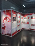淮美無(wú)縫八棱柱書(shū)畫(huà)展板書(shū)法作品攝影展宣傳展架展會(huì )屏風(fēng)展覽板隔斷墻 支撐腳一組（不帶滑輪）—直排專(zhuān)用 曬單實(shí)拍圖