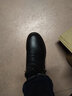 澳倫馬丁靴男靴秋冬季真皮加絨高幫鞋英倫風(fēng)男休閑鞋保暖棉鞋冬鞋棉靴 黑色（不加絨） 41 曬單實(shí)拍圖