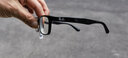 雷朋（RayBan）經(jīng)典框型集合 眼鏡框男近視眼鏡女時尚方框 可配近視鏡片 眼鏡架 0RX5296D-2000-板材亮黑色55MM 萬新1.60(MR-8進口)防藍光鏡片 曬單實拍圖