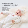babylove【清倉(cāng)】新生兒連體衣春秋季純棉提花初生兒寶寶哈衣爬服嬰兒衣服 曬單實(shí)拍圖