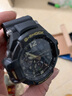 代用卡西歐GW4000 G-1400 GA1100 1000太陽(yáng)能手表替換硅膠手表帶 短螺絲款黑色 曬單實(shí)拍圖