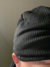 泛行客 头巾帽子男士包头帽春秋冬天韩版潮套头帽堆堆帽冬季睡帽街舞帽 黑色 实拍图