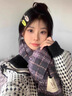締晶圍巾女秋冬季2025新款圍脖禮盒生日禮物女士送女生老婆小眾高級感 【限時(shí)福利款】A2394暖冬格子圍巾-香芋紫 實(shí)用走心高級感浪漫驚喜禮物 曬單實(shí)拍圖