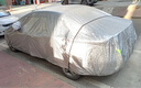 榮威RX5專(zhuān)用車(chē)衣車(chē)罩專(zhuān)用加厚遮陽(yáng)車(chē)套防雨防曬防凍外套 經(jīng)典鋁膜加密碼鎖 RX5 曬單實(shí)拍圖
