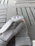 OZERO奧哲針織青少年保暖手套學(xué)生翻蓋半指觸屏寫字秋冬騎行手套毛線 【灰色】翻蓋兩用 均碼 曬單實拍圖