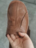 范米尼頭層牛皮拖鞋包頭男女室內外真皮拖居家用半包牛筋底防滑春秋單鞋 505【咖啡】顯瘦版 【28】適合41-42碼(內長(cháng)26厘米) 曬單實(shí)拍圖