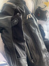 FEHER摩托車(chē)騎行服皮衣男女四季牛皮賽車(chē)服重機車(chē)防摔騎行夾克分體皮衣 JK036黑色男款 4XL 曬單實(shí)拍圖