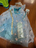 MOKEN 爱莎公主裙儿童节礼物冰雪奇缘艾莎女童连衣裙儿童裙子 冰雪蓝 120码(建议身高110-120cm) 实拍图