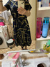 皮爾卡丹（pierre cardin）棉綢連衣裙帶口袋洋氣2025夏新款中長款碎花裙 791-(11) 2XL 建議105-120斤 曬單實拍圖