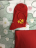 yffcool本命年大紅色女童背心文胸套裝12歲兔年兒童發(fā)育期無(wú)痕內衣內褲13 中長(cháng)款背心+平角褲+紅襪+紅繩  L(70-100斤) 曬單實(shí)拍圖