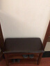 樂系實(shí)木換鞋凳家用鞋柜進(jìn)門玄關(guān)軟包坐凳沙發(fā)凳長(zhǎng)條凳可坐式穿鞋凳子 胡桃色2層60cm【進(jìn)口橡膠木】 曬單實(shí)拍圖