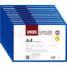 优和（UHOO）A4磁性硬胶套10个装透明卡K士磁帖卡片袋文件广告展示贴营业执照框磁性标签卡套挂墙蓝色6402 实拍图