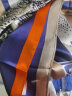 上海故事100%真丝丝巾女母亲节礼物妈妈生日礼品桑蚕丝绸围巾伴手礼 骏马橙蓝 实拍图