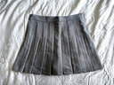浪莎卡其色百褶裙女春季新款小個(gè)子高腰顯瘦黑色短裙a字jk半身裙子 深灰色【常規】 L （建議105-115斤） 曬單實(shí)拍圖