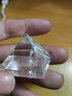 唯誠天然白水晶金字塔能量發(fā)生器打坐冥想靈修佛堂療愈居家擺件原石 3厘米左右一個 曬單實拍圖