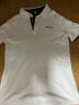 啄木鸟（TUCANO）短袖t恤男纯色polo打底衫商务时尚休闲百搭上衣男装白色L 实拍图