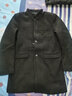 渡森虎含羊毛呢大衣男青年中長(cháng)款韓版純色立領(lǐng)呢子外套秋冬季新款風(fēng)衣男 黑色 2XL (185) 曬單實(shí)拍圖