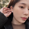 紀(jì)思梵一貝子淡水珍珠耳環(huán)女母親節(jié)送媽媽輕奢耳飾送老婆七夕情人節(jié)禮物 水鉆款淡水珍珠耳環(huán) 曬單實(shí)拍圖