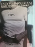 阿玛尼（ARMANI） 男装短袖t恤男士时尚休闲修身薄款微弹短袖T恤两件装 黑色 XXL(推荐体重170-185斤） 实拍图