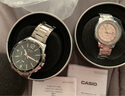 卡西歐(CASIO)手表情侶表對表  石英一對表 MTP-1374D-1A/1358D-4A 曬單實(shí)拍圖