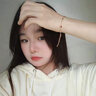 半粒紅瑪瑙足銀四葉草手鏈女韓版小幸運(yùn)杏葉玫瑰金手鏈女友老婆 玫瑰金色手鏈（禮盒款+證書) 曬單實(shí)拍圖