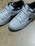 耐克女子輕便平底運動(dòng)鞋冬季膠底板鞋低幫NIKE DUNK LOW HV1800 101白/塵光子色/白/金屬銀/煤黑 44 曬單實(shí)拍圖
