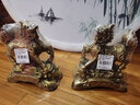 吉善堂 全銅麒麟擺件一對工藝品辦公室家居客廳裝飾品開(kāi)業(yè)喬遷商務(wù)禮品 中號（一對） 曬單實(shí)拍圖