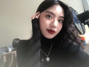Qlady時(shí)尚流蘇珍珠項(xiàng)鏈女新款歐美個(gè)性百搭高檔毛衣鏈短款潮流項(xiàng)鏈鎖骨鏈女簡約大氣民族風(fēng)復(fù)古吊墜 咖金色 曬單實(shí)拍圖