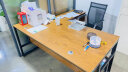 永诺 办公桌椅组合 老板桌经理桌现代简约书桌大班台大板桌办公室家具 黑架+金橡木色（单桌） 升级板材 1.6米*0.8米 实拍图