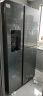 达米尼（Damiele）【网红冰箱】对开门572L全自动制冰+吧台冰箱变频风冷双开门带制冰双开门冰箱 【新品】蔷薇蓝（水箱款） 实拍图