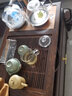 金灶（KAMJOVE）雞翅木實(shí)木茶具套裝全自動(dòng)一體家用簡(jiǎn)約茶盤(pán)自動(dòng)上水茶臺 K-220 搭配G9爐、青花瓷茶具、茶渣桶 曬單實(shí)拍圖