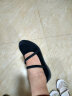 Skechers斯凯奇女士复古玛丽珍休闲鞋蕾丝图案单鞋100022 黑色 36 实拍图