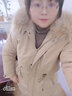托瑪菲 加絨派克服棉服女冬裝2020年新款時尚女士韓版寬松百搭中長款大毛領(lǐng)棉衣外套洋氣棉襖學(xué)生潮 卡其色(不可拆卸內(nèi)膽) 2XL 135-150斤 曬單實拍圖