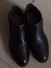 奥康品牌棉皮鞋男时尚冬季保暖休闲棉皮靴加绒男鞋牛皮棉鞋 单拉链黑色195919017 44 实拍图