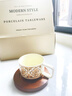 SUCCOHOMEWARE中古風(fēng)咖啡杯 家用陶瓷復(fù)古咖啡杯碟勺整套裝 公司下午茶杯點心盤 中古風(fēng)-咖啡杯(2杯手提禮盒) 曬單實拍圖