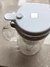 邦田白色透明茶壺全玻璃內膽過(guò)濾飄逸杯家用泡茶壺一鍵全過(guò)濾辦公室簡(jiǎn)易泡茶壺可控茶水濃度 短嘴750茶壺 曬單實(shí)拍圖