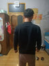 袋鼠拉鏈男羊絨衫加厚款翻領(lǐng)保暖時尚男毛衣潮流百搭男裝 深灰 175XL 曬單實拍圖