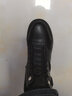 紅蜻蜓馬丁靴男秋冬季高幫靴子加絨英倫風(fēng)棉皮鞋男士真皮棉鞋保暖雪地靴 黑色加絨款 41 曬單實(shí)拍圖