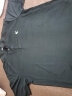 乔丹 短袖t恤男士夏季新款时尚上衣速干透气健身装休闲运动服冰丝半袖 黑色-POLO（透气）系列2 3XL 实拍图