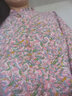 東方鴨真絲襯衫女七分袖23新款早秋季寬松遮肚子洋氣百搭碎花上衣 圖片色 XL 115-125斤 曬單實(shí)拍圖