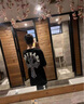 曼迪尚長(zhǎng)袖T恤男春秋季薄款美式復(fù)古寬松大碼街頭風(fēng)腰果花 十字架印花情侶套頭體恤衫休閑百搭休閑圓領(lǐng)上衣 純棉黑色 XL 曬單實(shí)拍圖