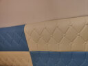 纳仕德 DMQ0257 立体防撞泡沫墙纸软包墙围自粘床头垫 6片：3片白+3片蓝 晒单实拍图