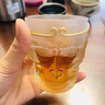 FGHGF悟空玻璃杯主人杯男士功夫茶杯琉璃杯喝茶杯子玻璃大圣品茗杯 透明悟空杯（帶金邊）1個裝 曬單實拍圖