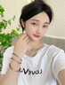 可辰碧璽手串圓珠佛珠彩色多圈時(shí)尚飾品手鏈送女友媽媽送女友送媽媽 3圈3.8mm【尊貴款】 曬單實(shí)拍圖