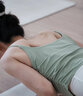 雙秀瑜伽服背心女帶胸墊修身顯瘦遮肉吊帶防震運動(dòng)內衣專(zhuān)業(yè)健身上衣夏 牛油果綠上衣 M(100-110斤) 曬單實(shí)拍圖